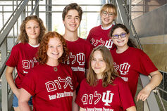 A group of students from the Jewish Studies Program.